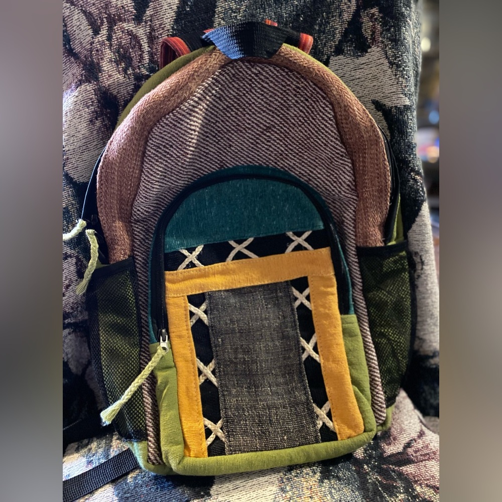This is the koolest backpack ever. 60% hemp. Very durable